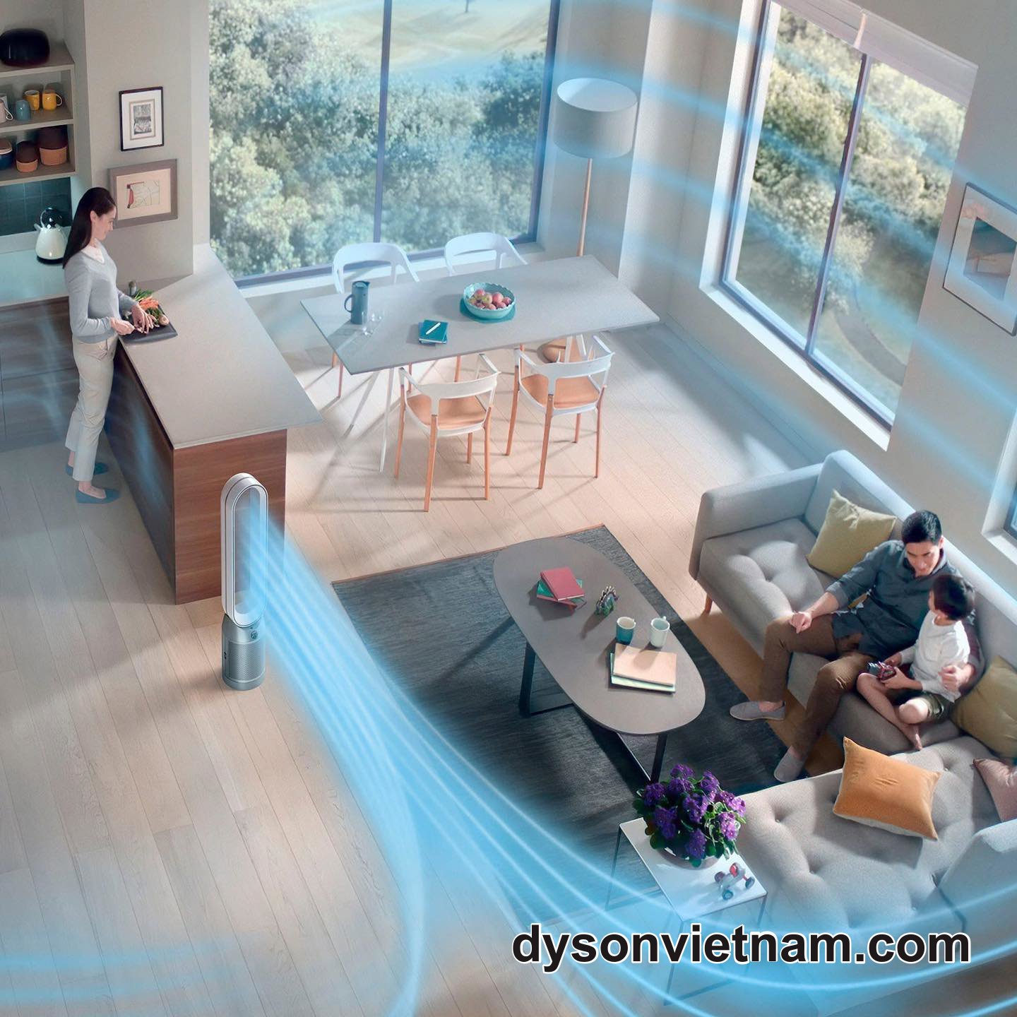 sửa quạt không cánh Dyson