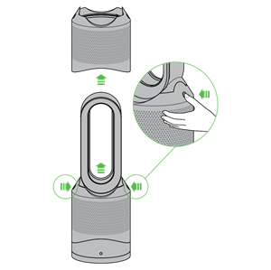 quạt không cánh Dyson HP09