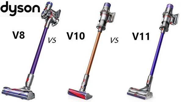 So Sánh Các Loại Pin, Đầu Hút Sàn Và Lọc Của Dyson Cho Từng Model