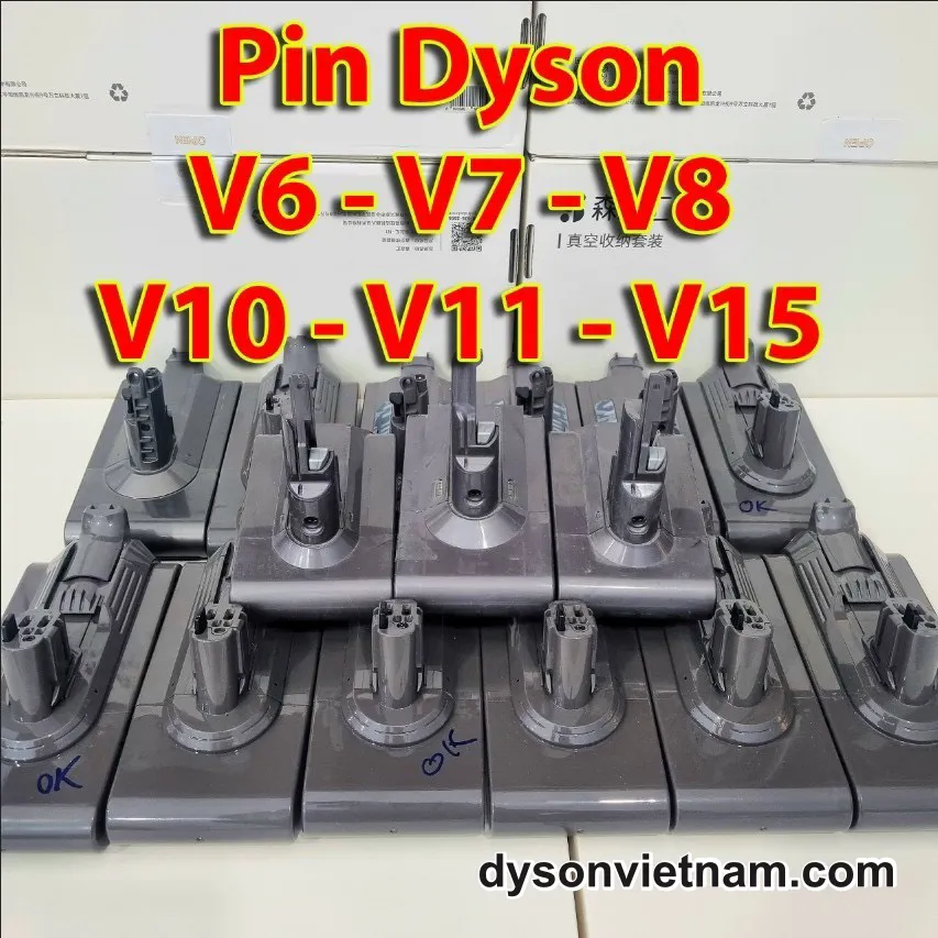 Thay Pin Máy Hút Bụi Dyson V6 Chính Hãng - Thợ Giỏi - Chất Lượng Tại Quận Tân Bình