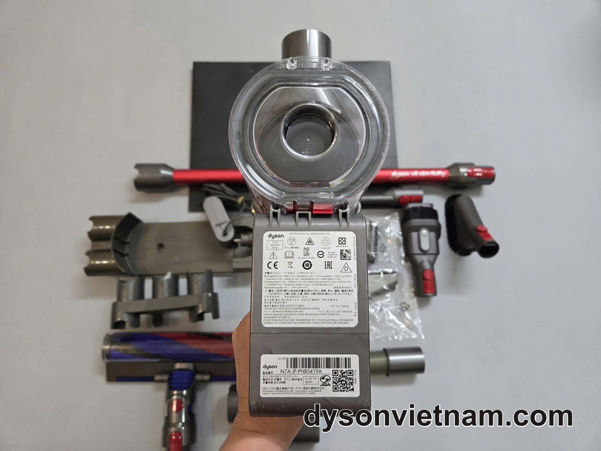 pin máy hút bụi Dyson V6